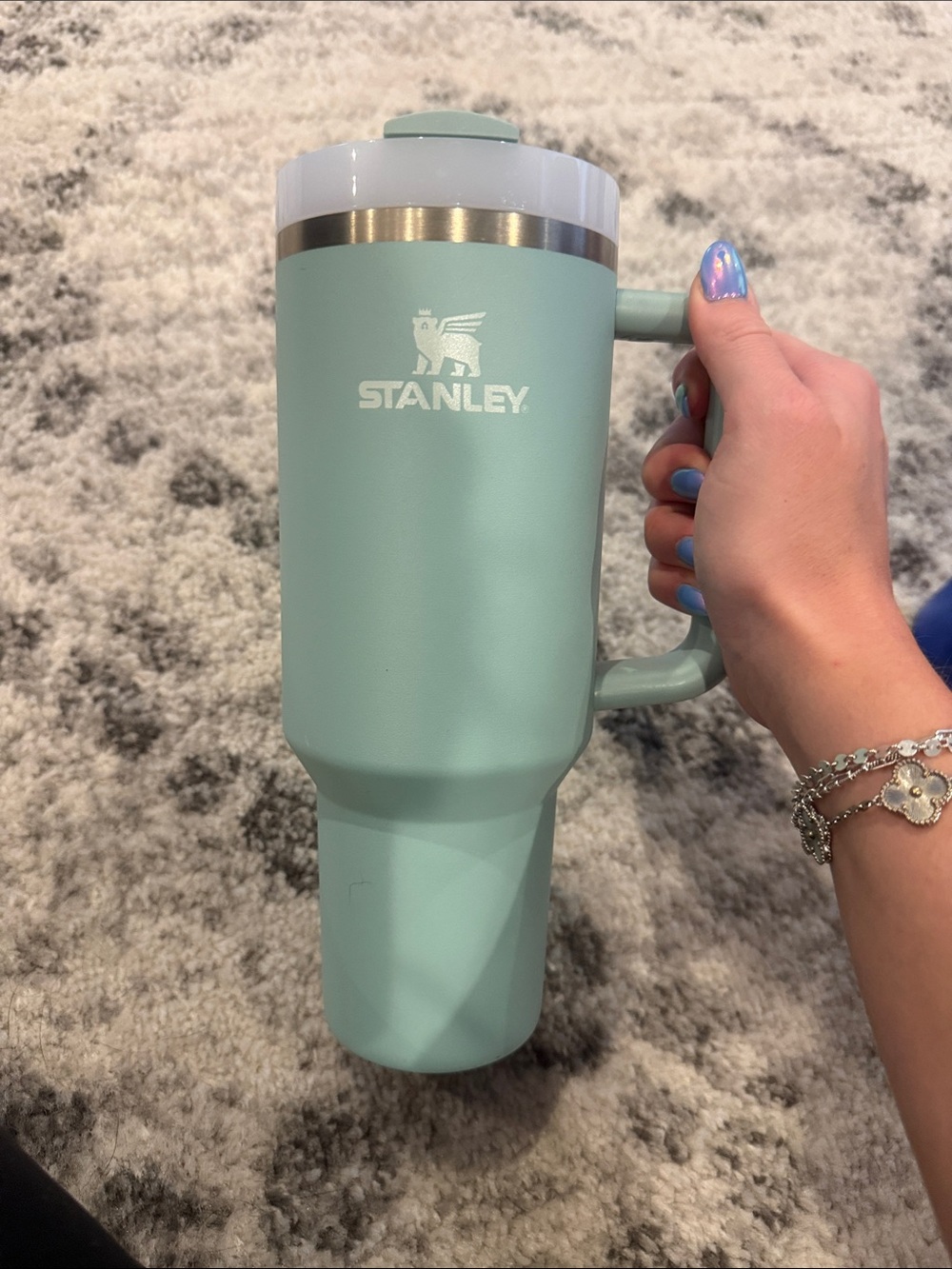 40 oz Seafoam Stanley Travel Mug